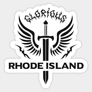 Glorious Rhode Island Sticker